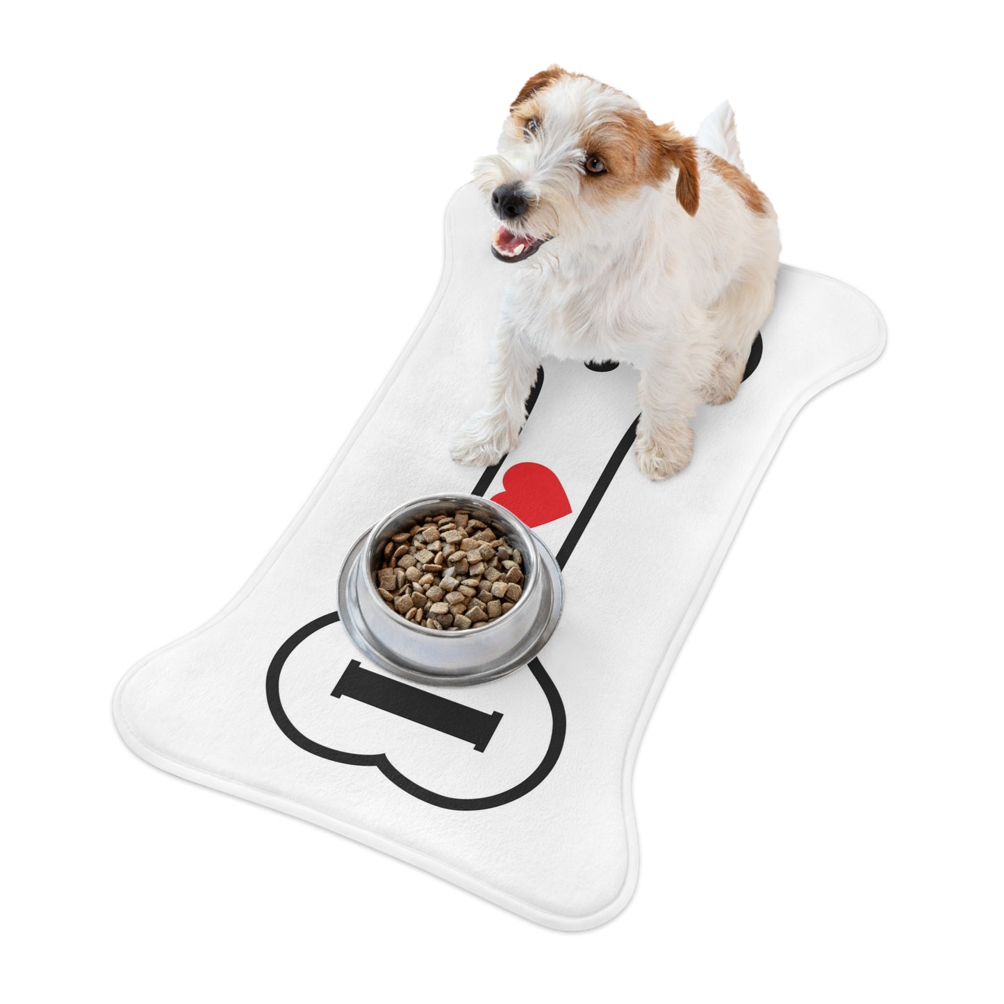 I Love Paws Bone | Pet Feeding Mats