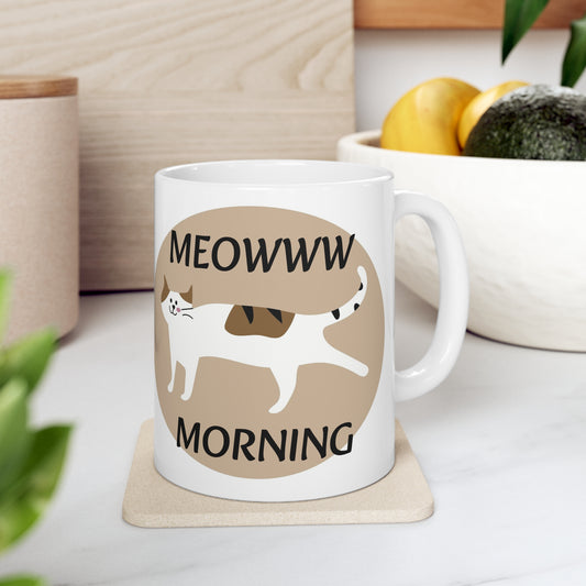 Meow Morning | Ceramic Mug 11oz