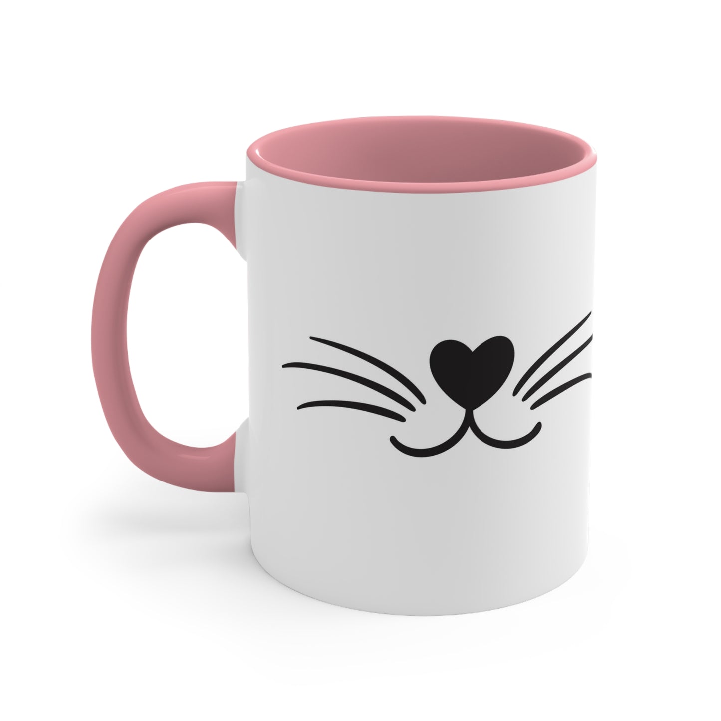 Happy Cat Smile | Accent Coffee Mug, 11oz