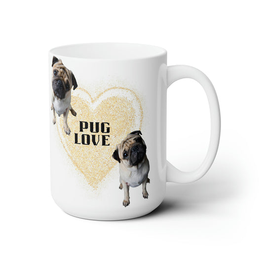 Pug Love | Ceramic Mug 15oz