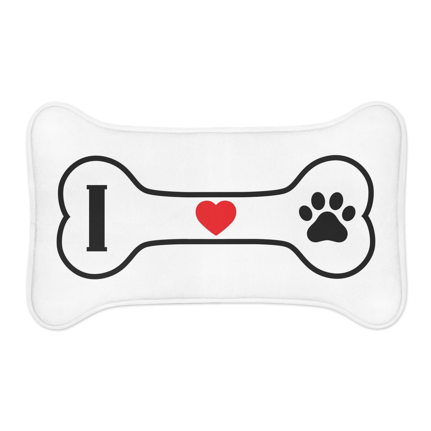 I Love Paws Bone | Pet Feeding Mats