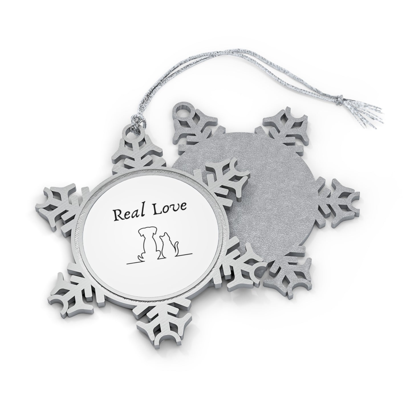 Real Love | Pewter Snowflake Ornament