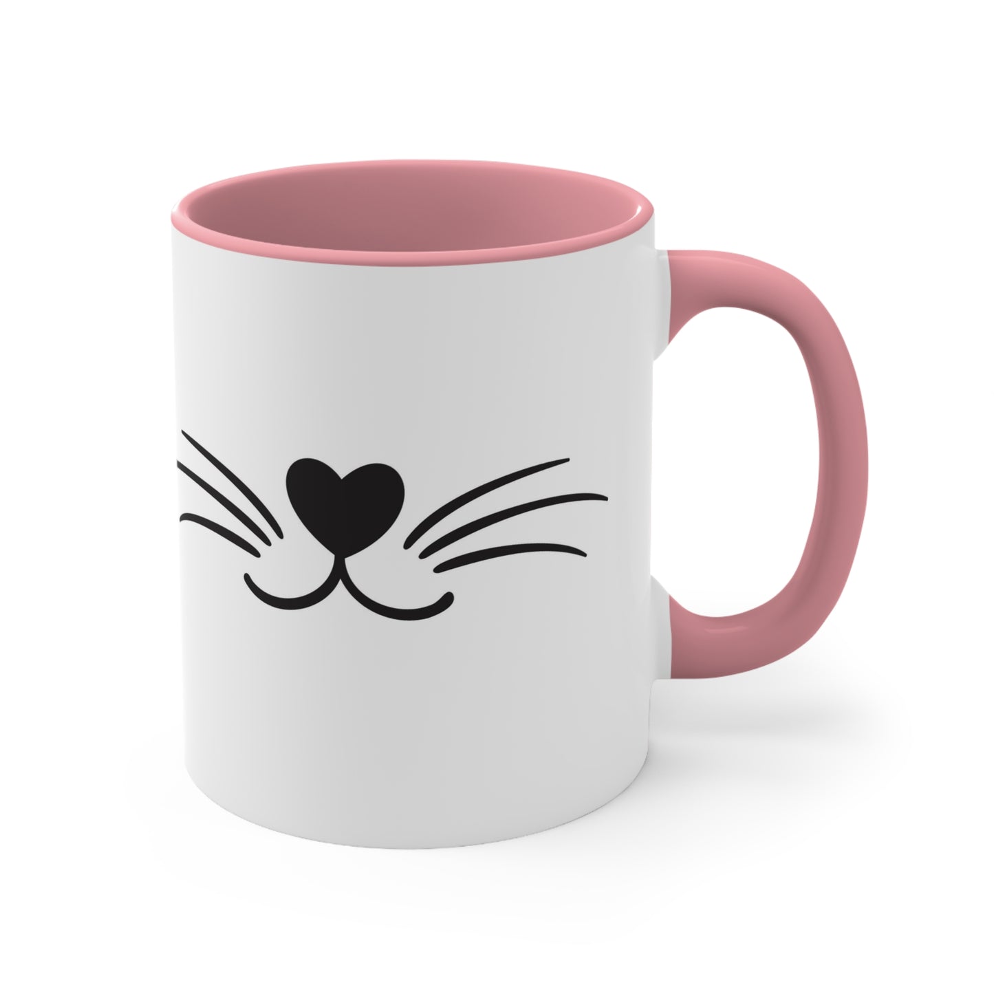 Happy Cat Smile | Accent Coffee Mug, 11oz