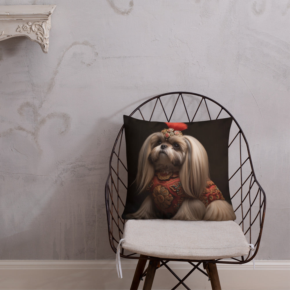 Shih Tzu Royalty | Premium Throw Pillow