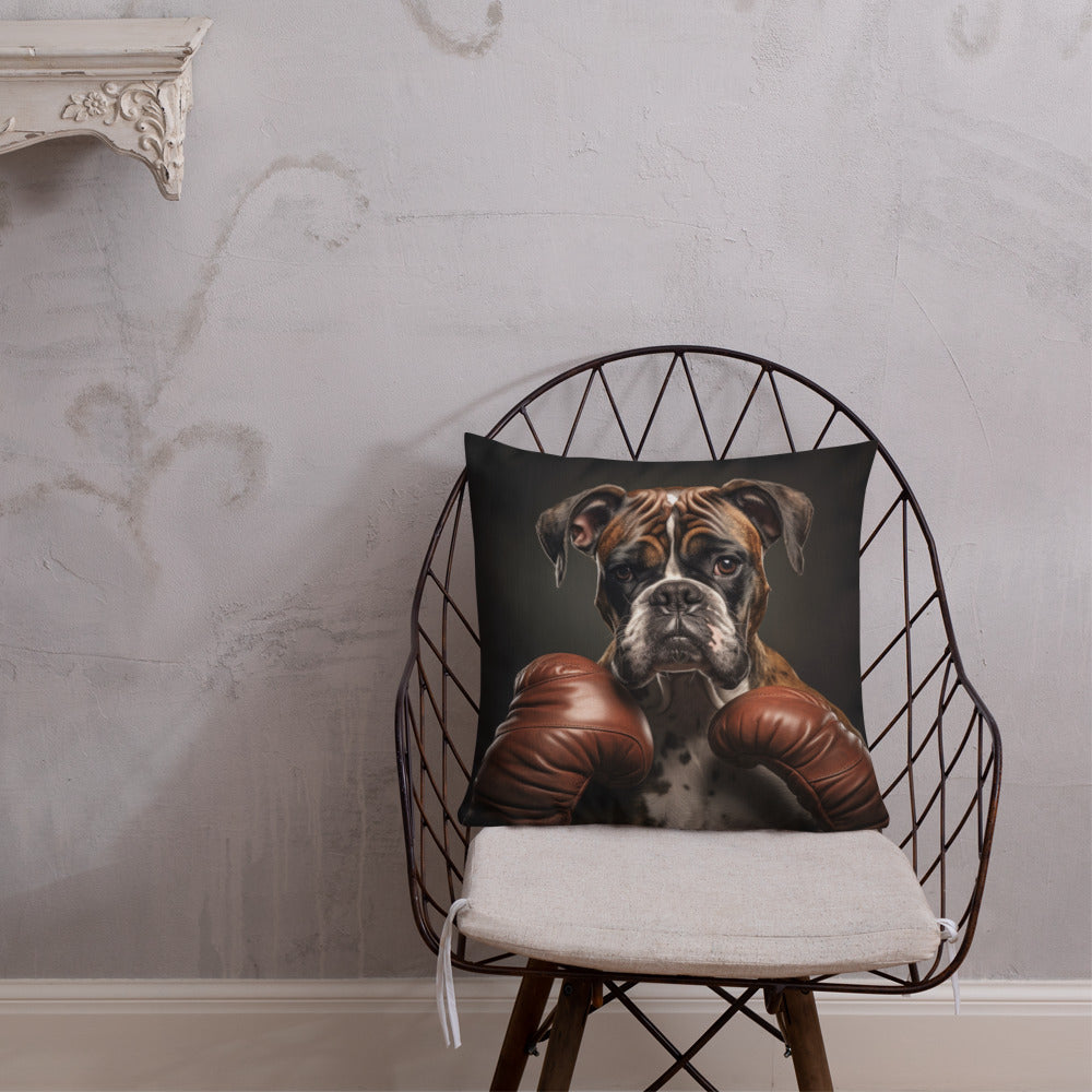 Boxing Boxer | Premium Throw Pillow