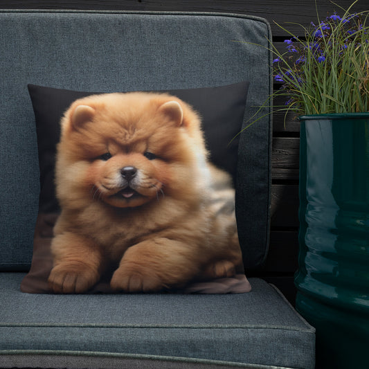 Puppy Chow | Premium Throw Pillow