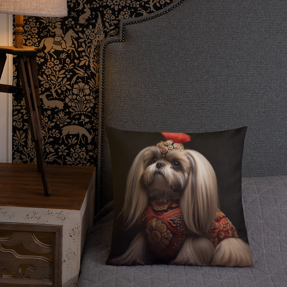 Shih Tzu Royalty | Premium Throw Pillow