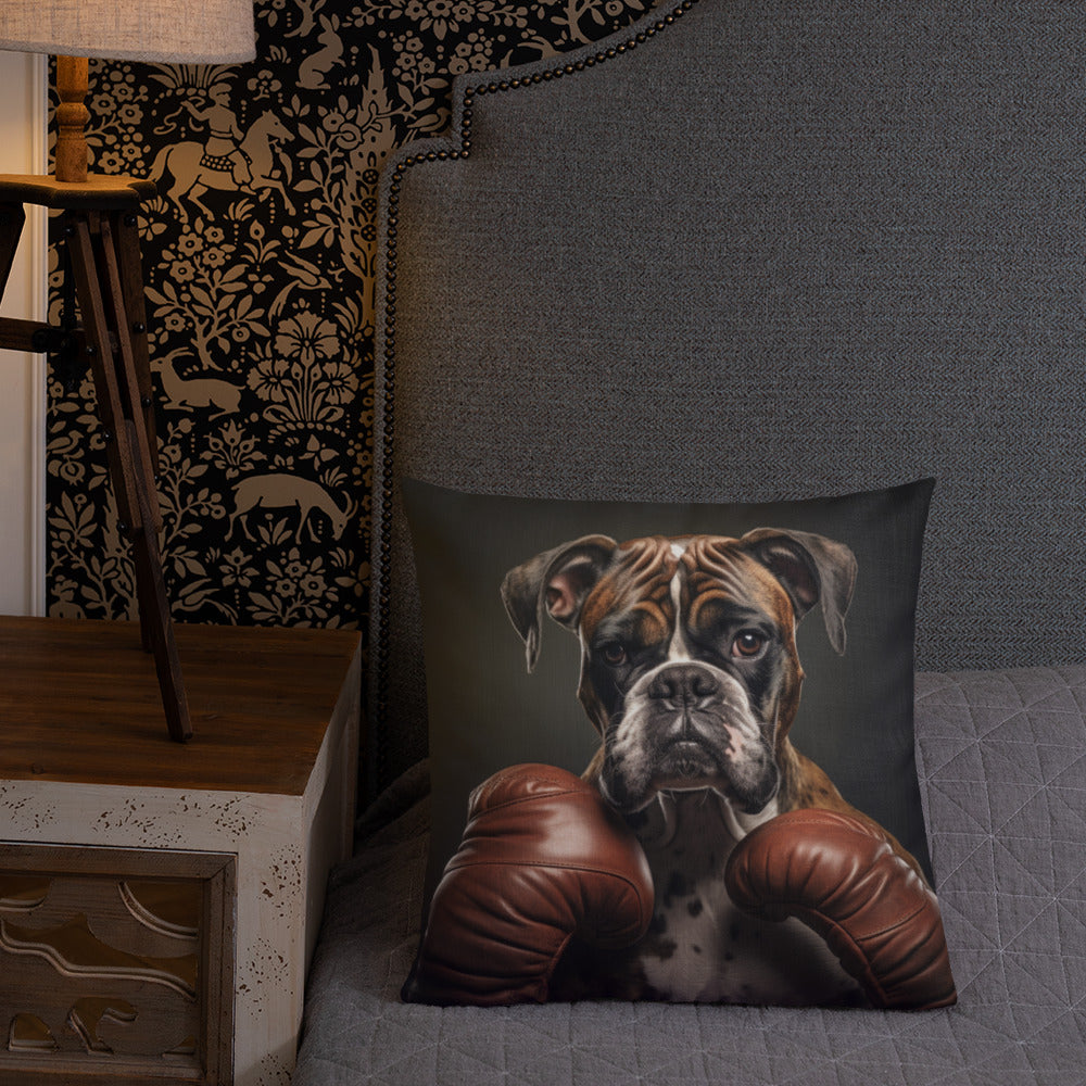 Boxing Boxer | Premium Throw Pillow