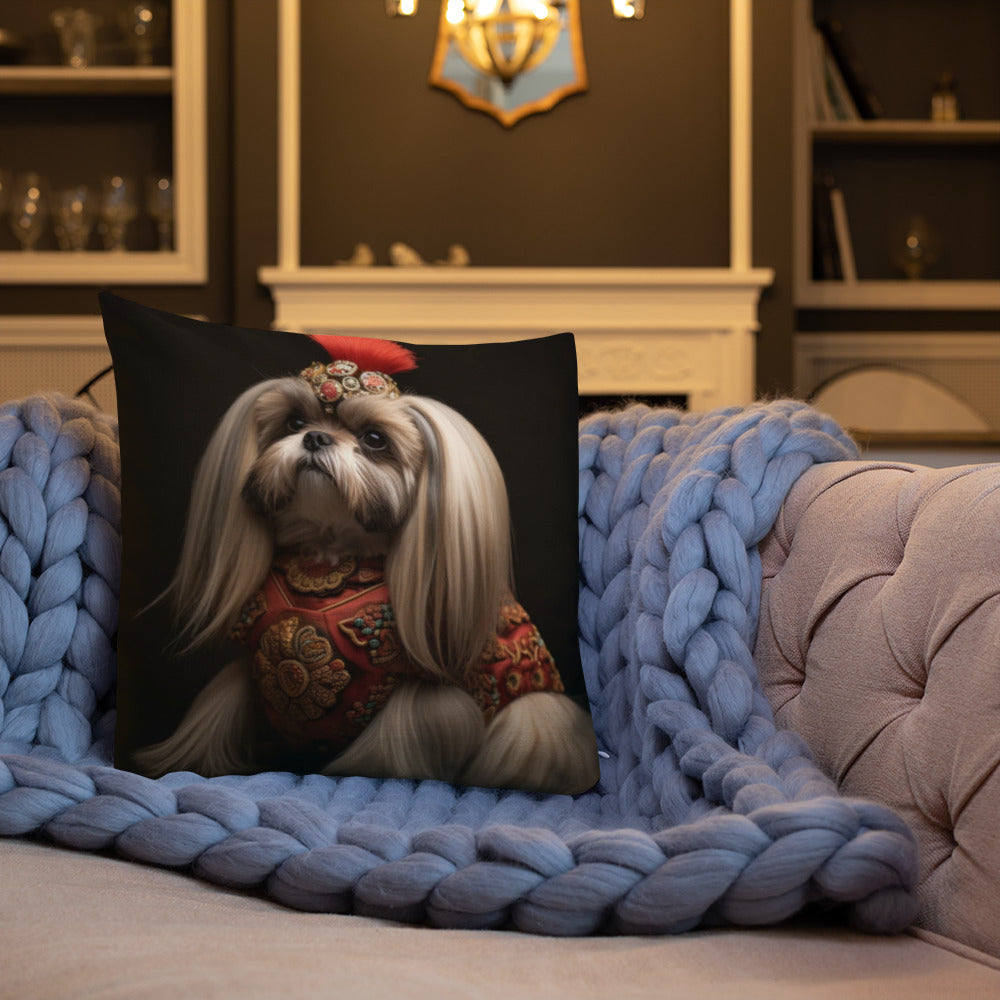 Shih Tzu Royalty | Premium Throw Pillow