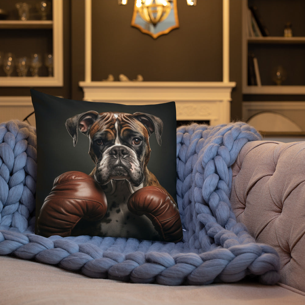 Boxing Boxer | Premium Throw Pillow