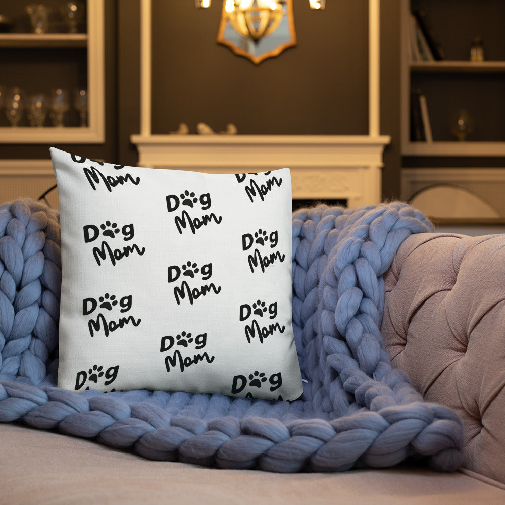 Dog Mom Pup Nose | Premium Throw Pillow