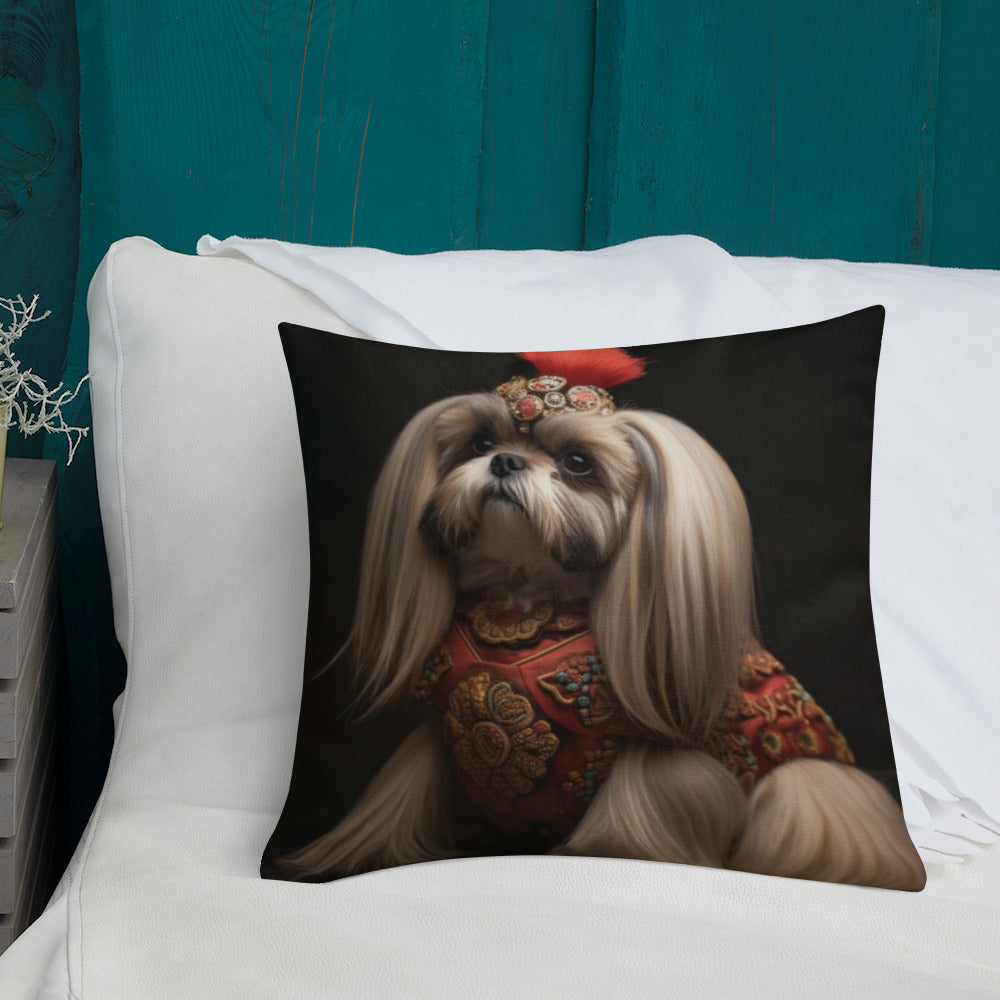 Shih Tzu Royalty | Premium Throw Pillow