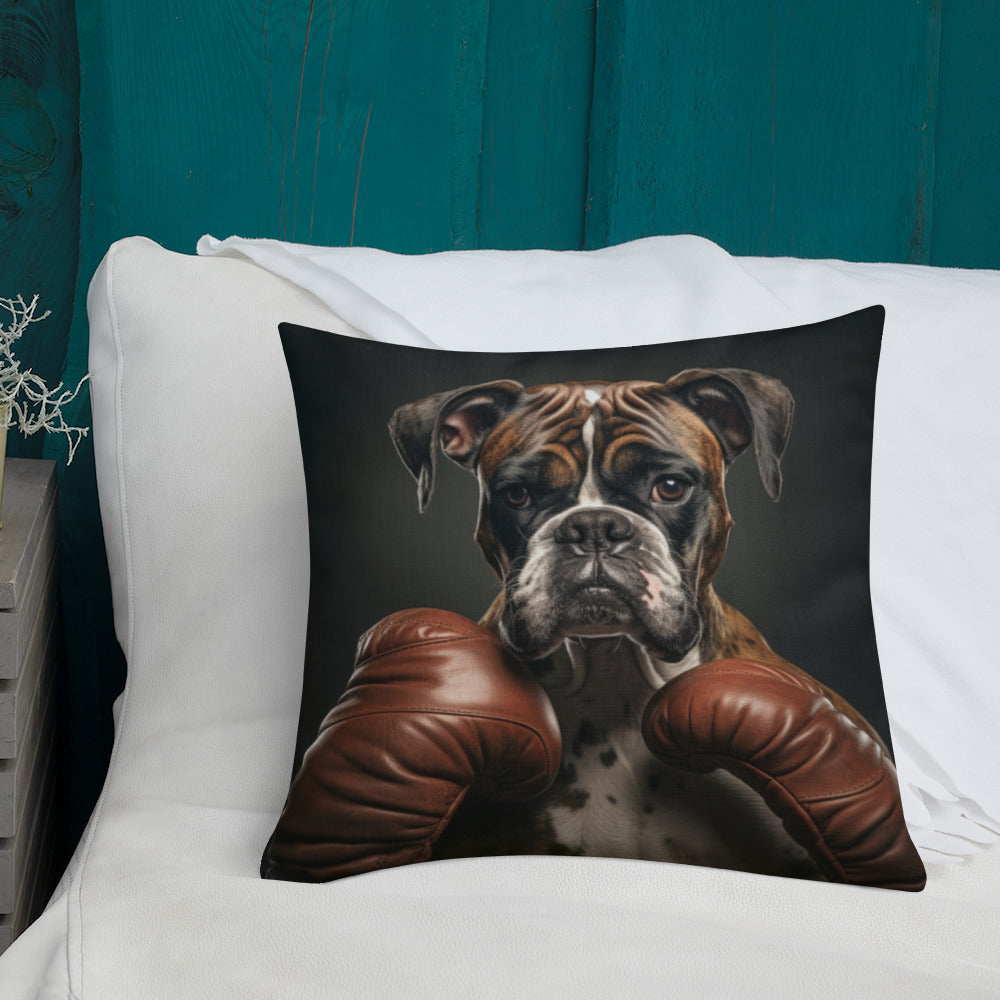 Boxing Boxer | Premium Throw Pillow