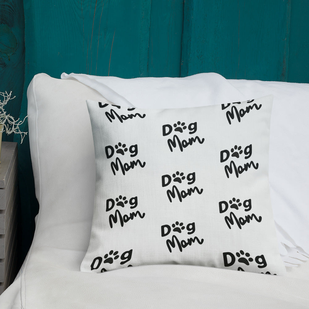 Dog Mom Pup Nose | Premium Throw Pillow