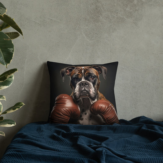 Boxing Boxer | Premium Throw Pillow