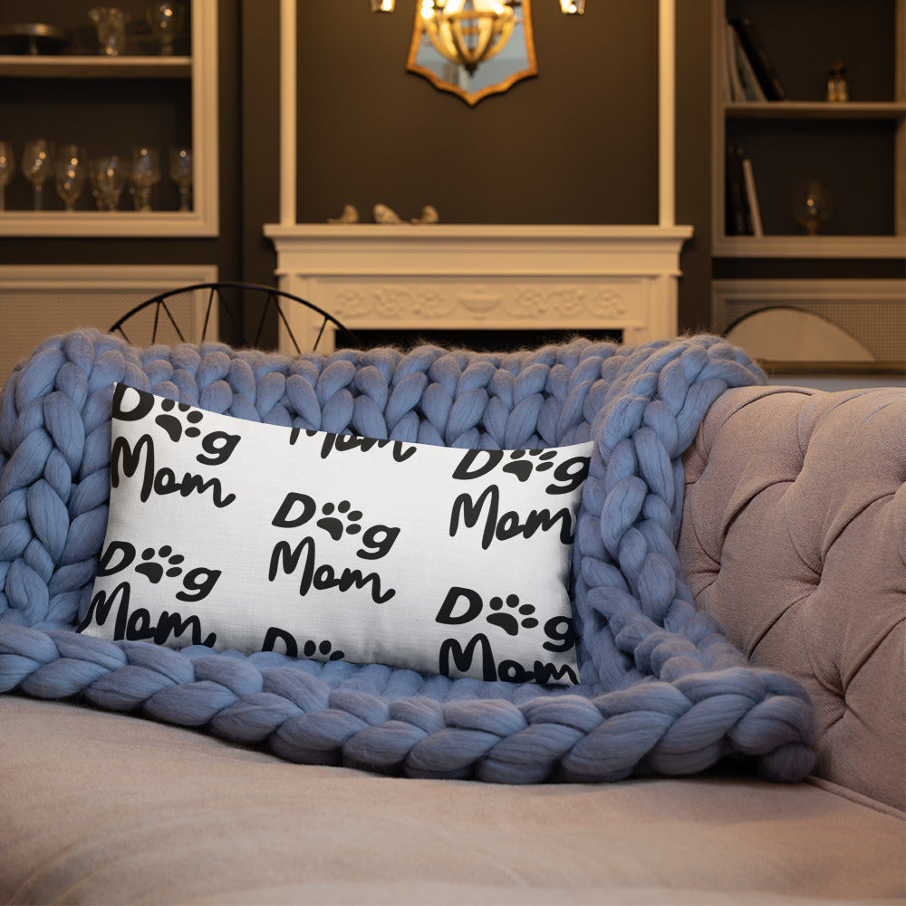 Dog Mom Pup Nose | Premium Throw Pillow