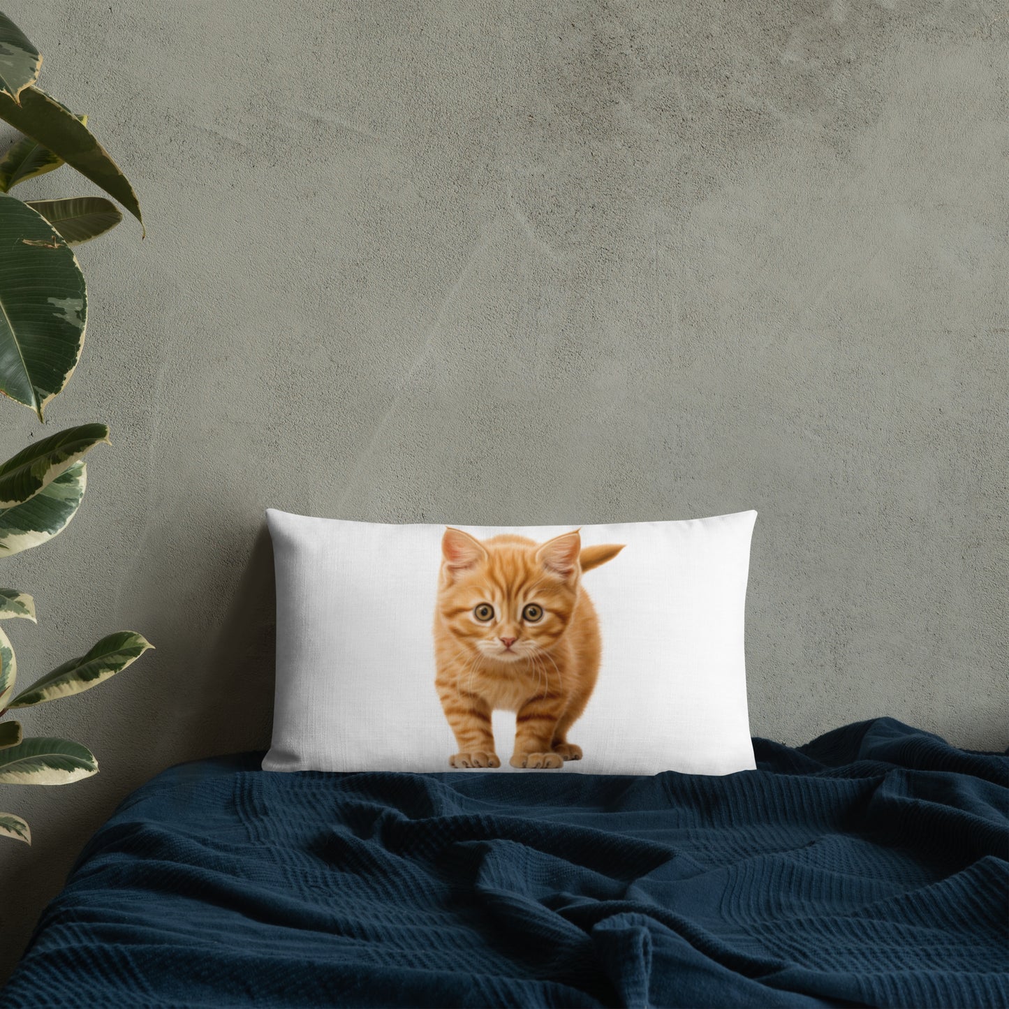 Orange Prowler | Premium Throw Pillow