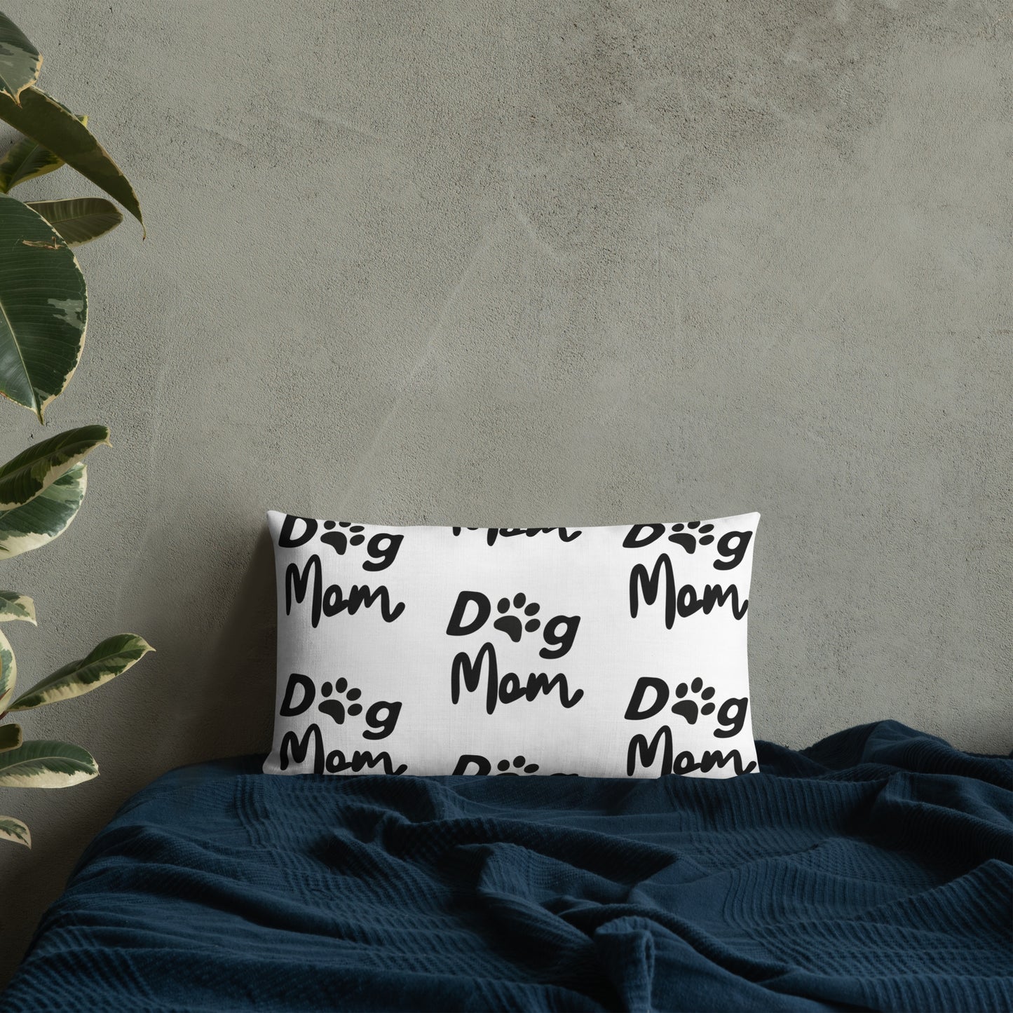 Dog Mom Pup Nose | Premium Throw Pillow