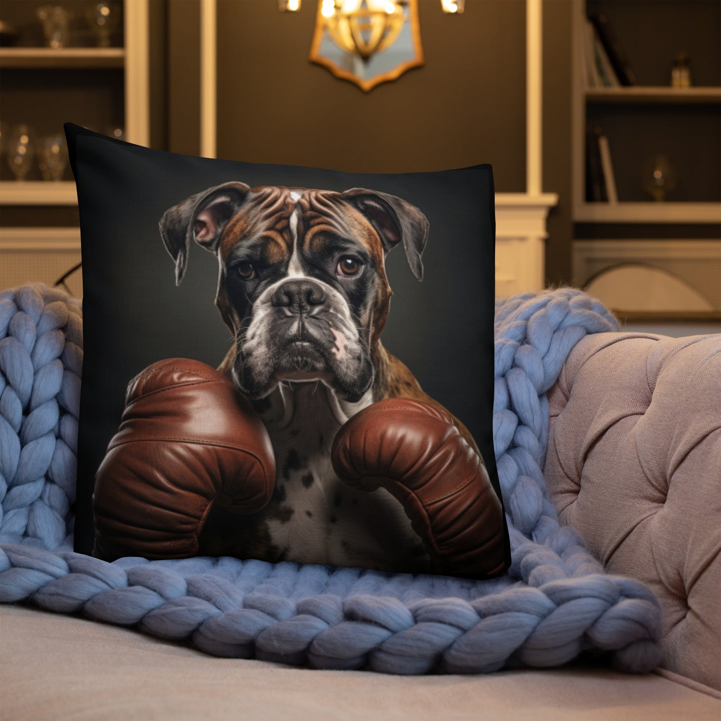 Boxing Boxer | Premium Throw Pillow