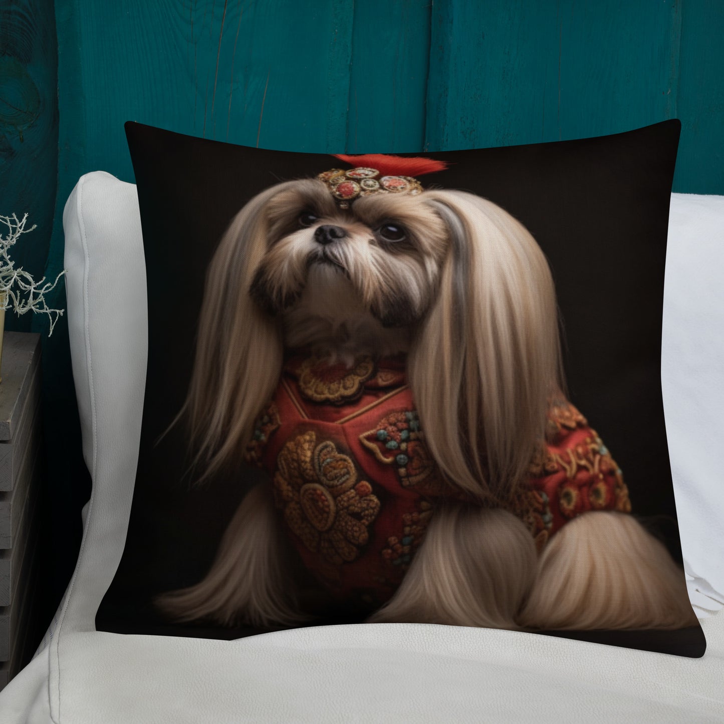 Shih Tzu Royalty | Premium Throw Pillow