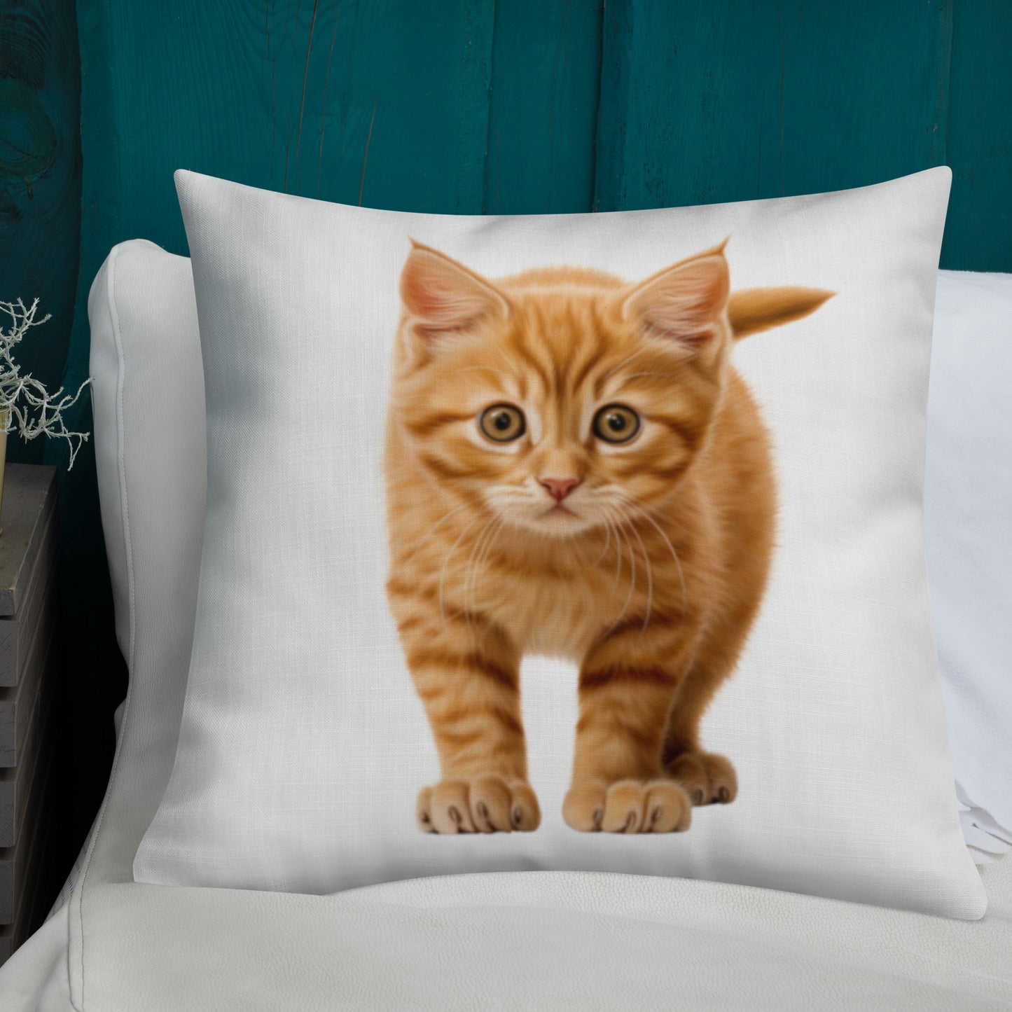 Orange Prowler | Premium Throw Pillow