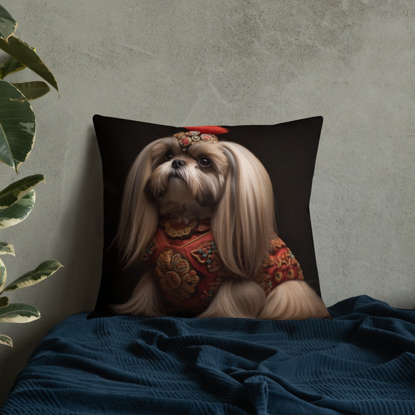 Shih Tzu Royalty | Premium Throw Pillow