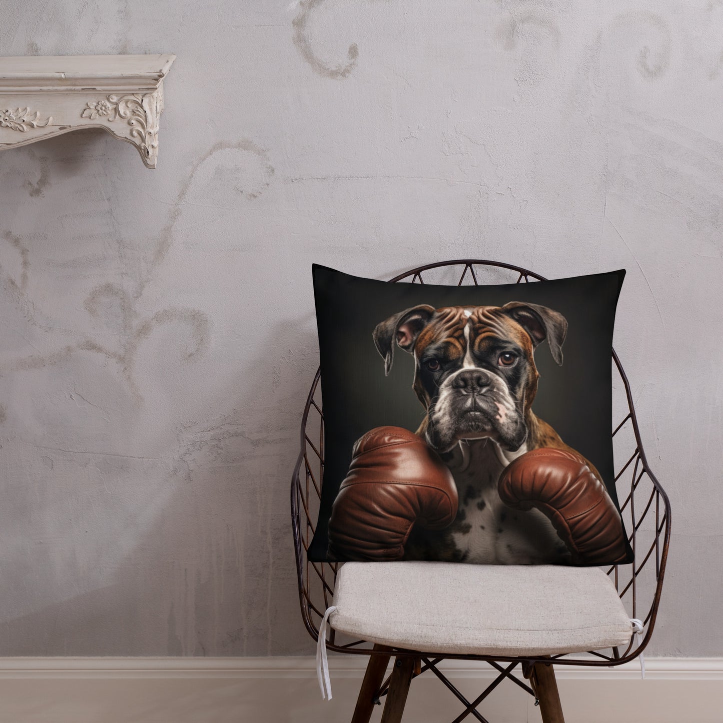 Boxing Boxer | Premium Throw Pillow