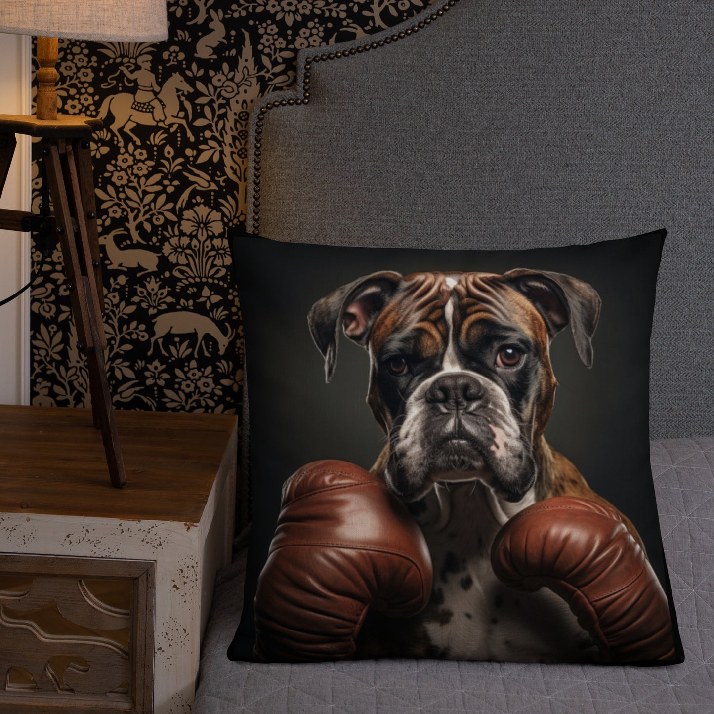 Boxing Boxer | Premium Throw Pillow