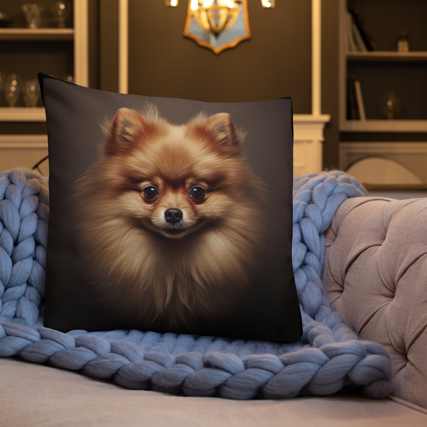 Pom Pom Pop | Premium Throw Pillow