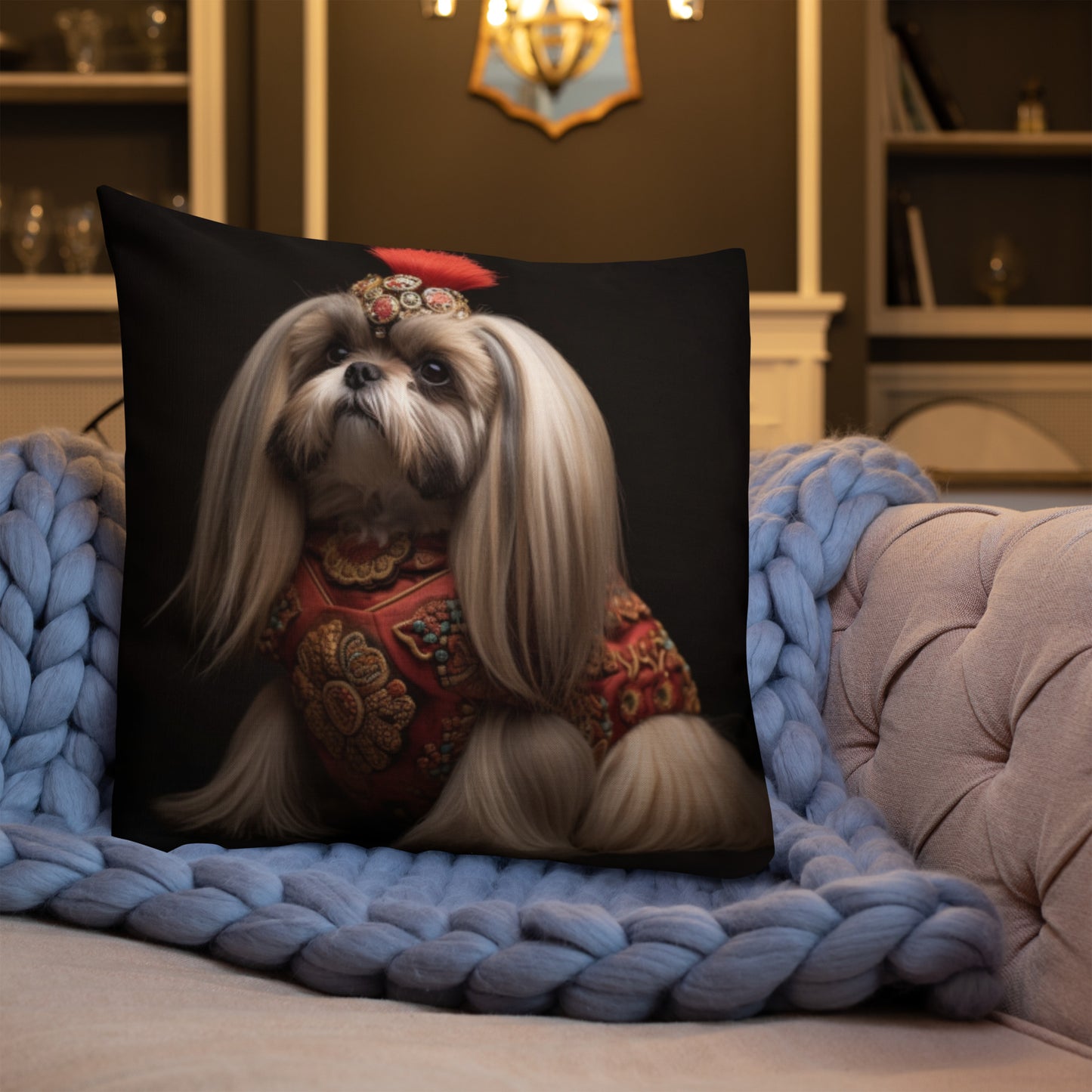 Shih Tzu Royalty | Premium Throw Pillow