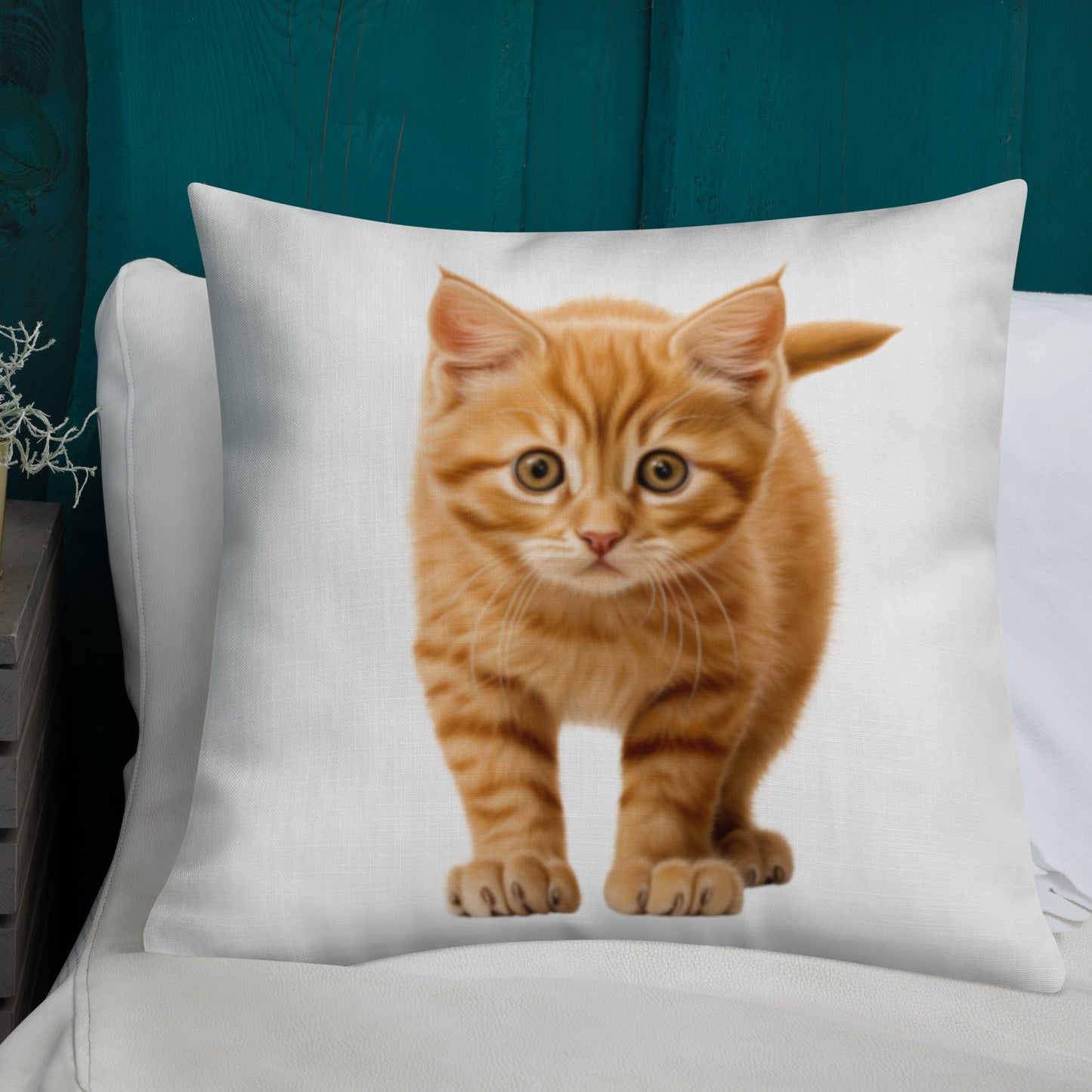 Orange Prowler | Premium Throw Pillow