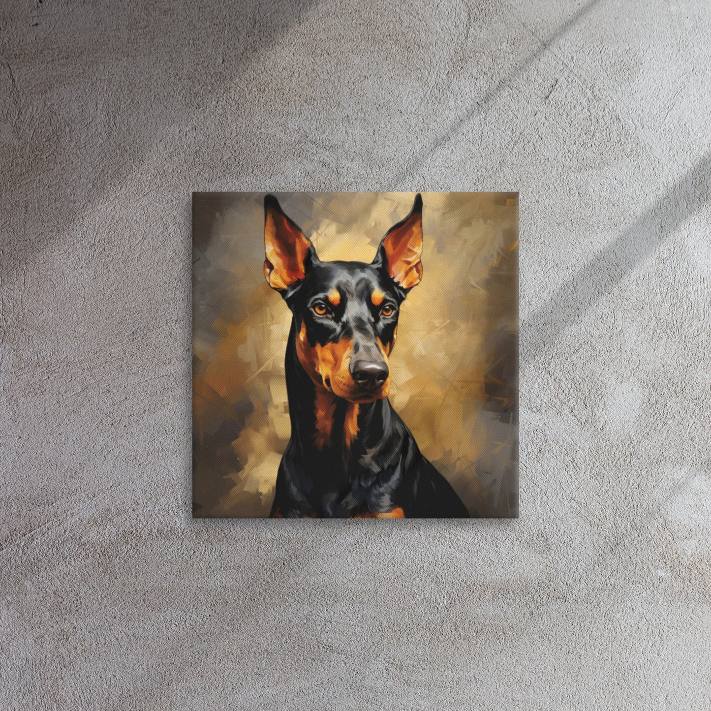 Doberman I | Thin canvas