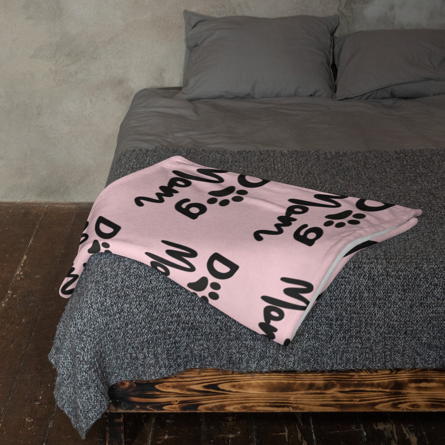 Pink Dog Mom | Throw Blanket