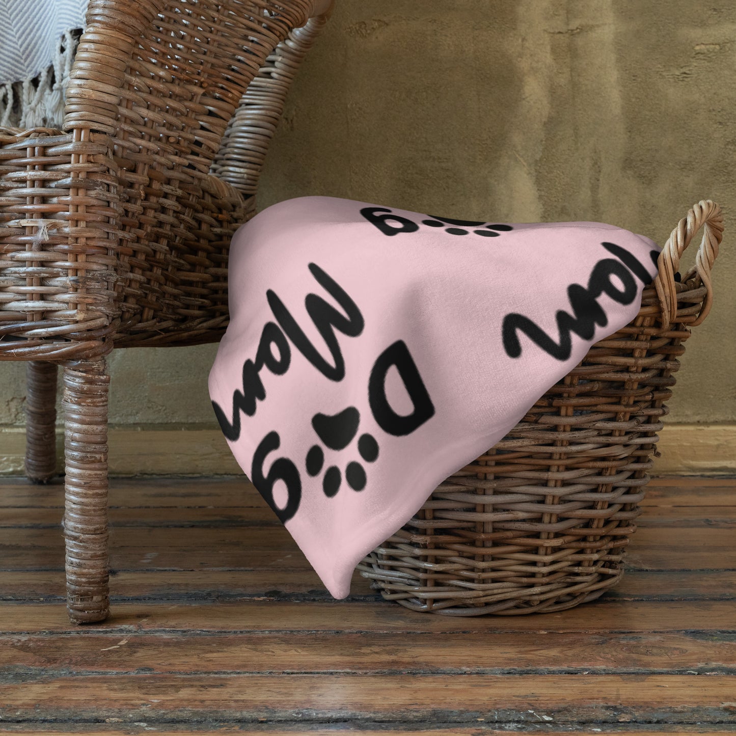 Pink Dog Mom | Throw Blanket