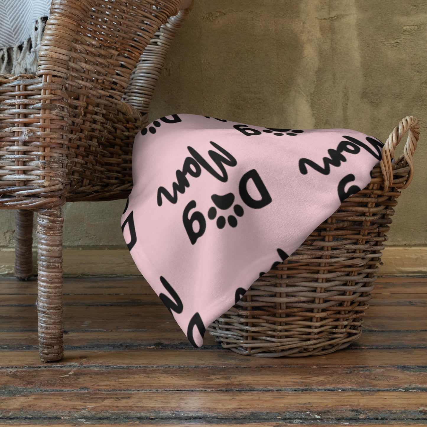 Pink Dog Mom | Throw Blanket