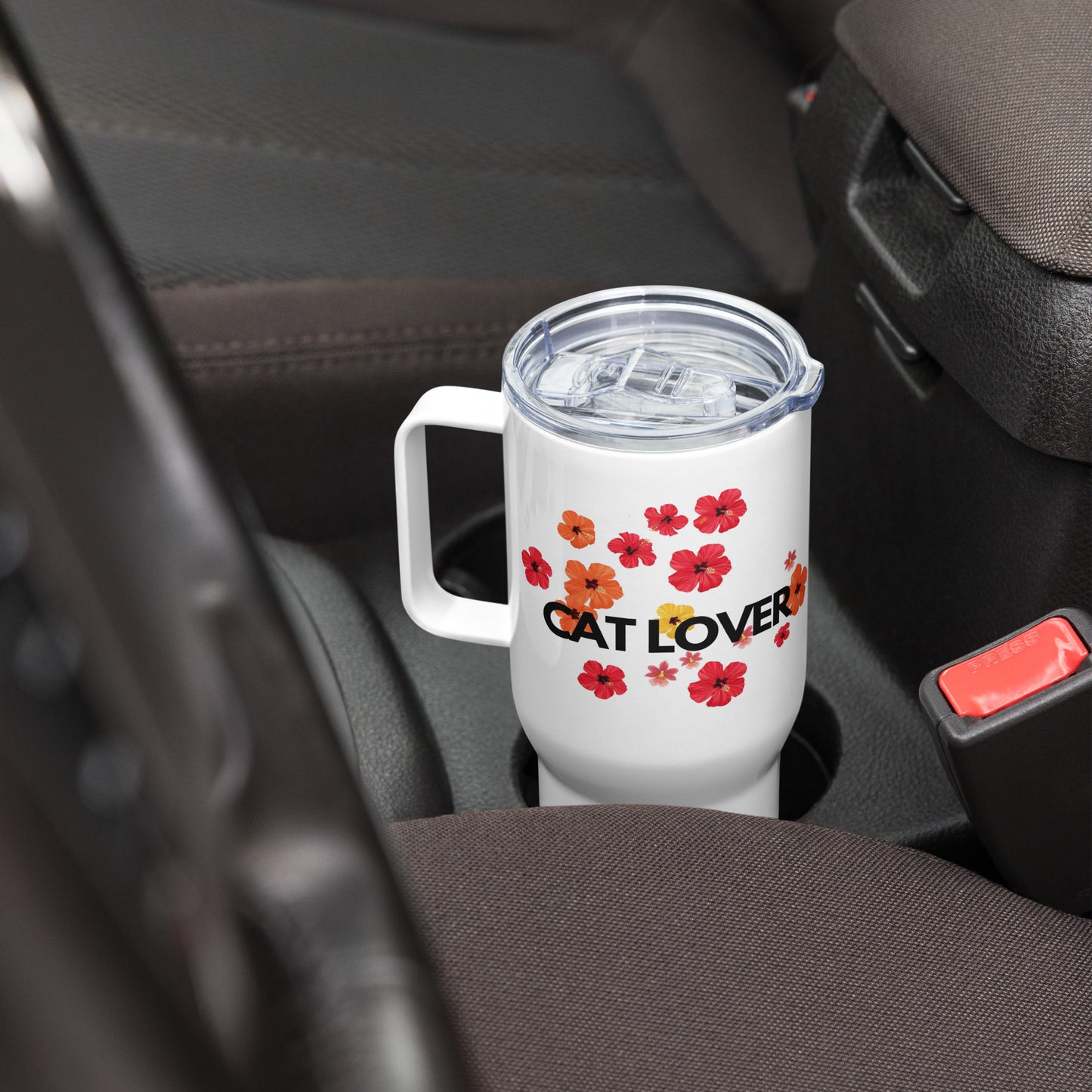 Cat Lover | Travel mug with a handle