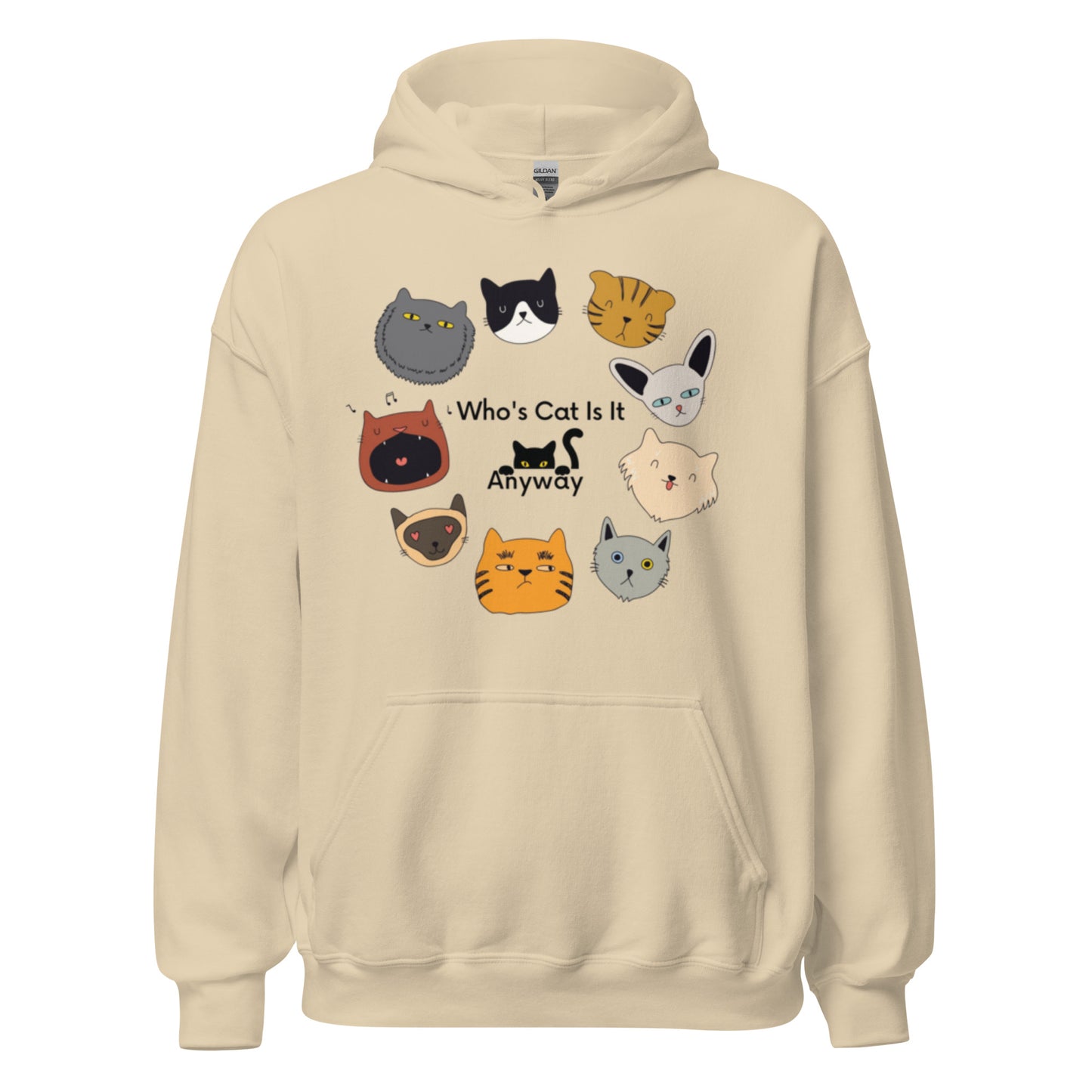 Who's Cat Is It Anyway | Unisex Hoodie