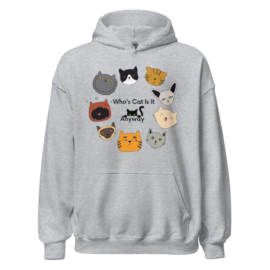 Who's Cat Is It Anyway | Unisex Hoodie