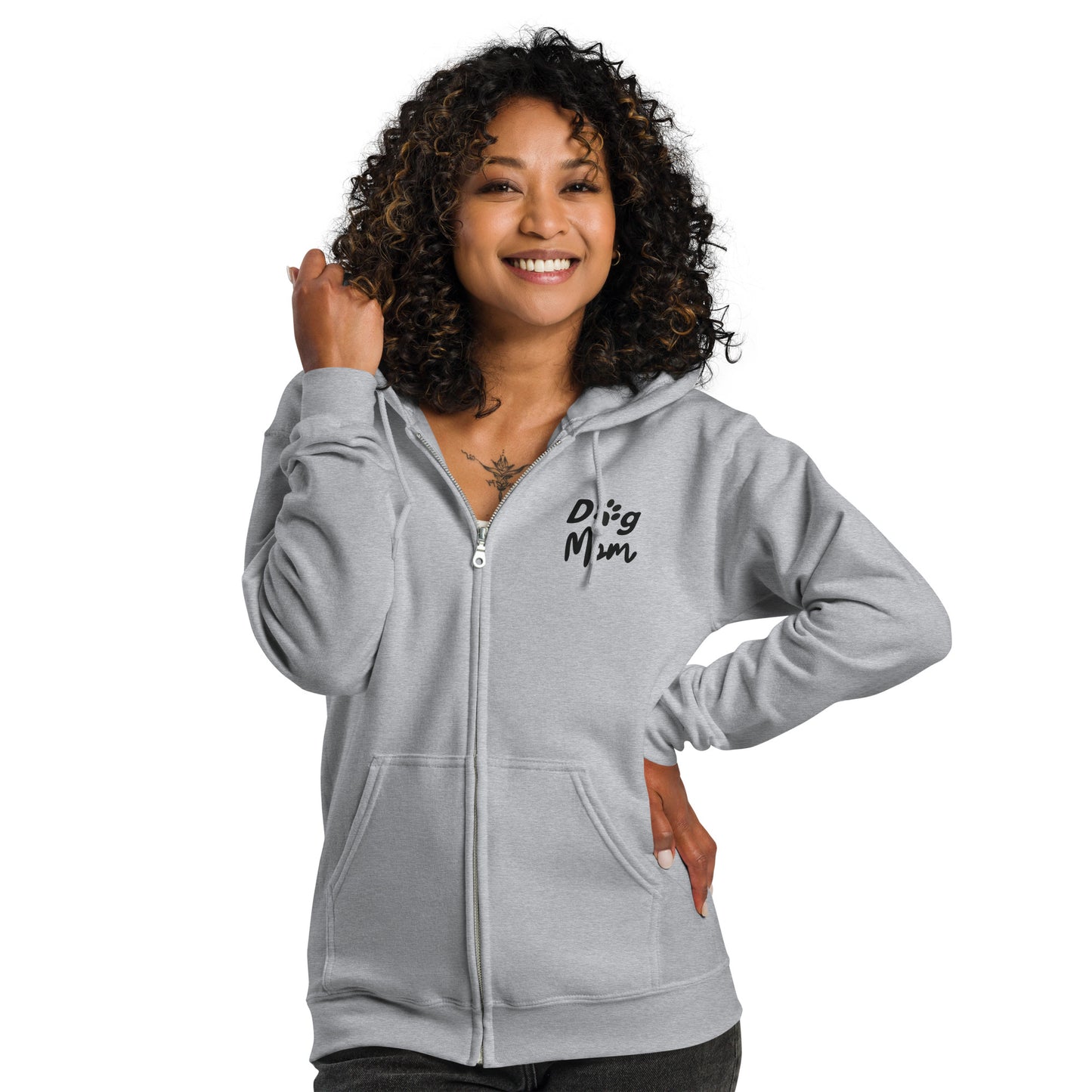 Dog Mom | Unisex heavy blend zip hoodie