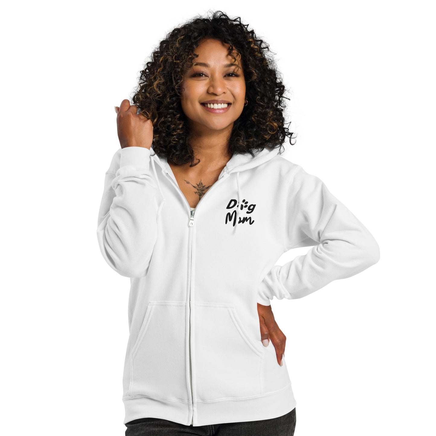 Dog Mom | Unisex heavy blend zip hoodie