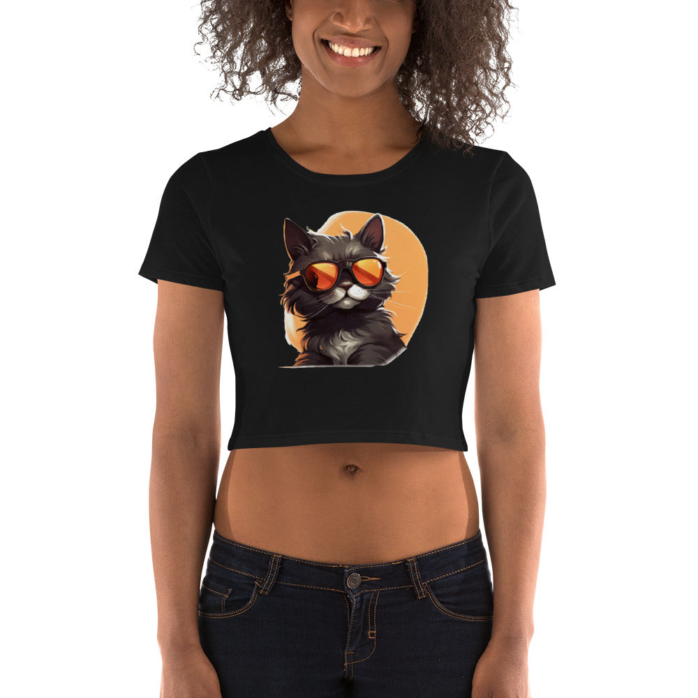 Cool Cat | Women’s Crop Tee