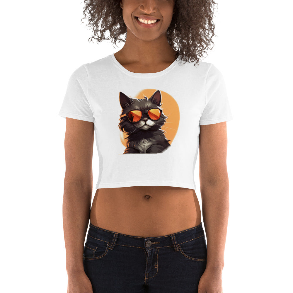 Cool Cat | Women’s Crop Tee